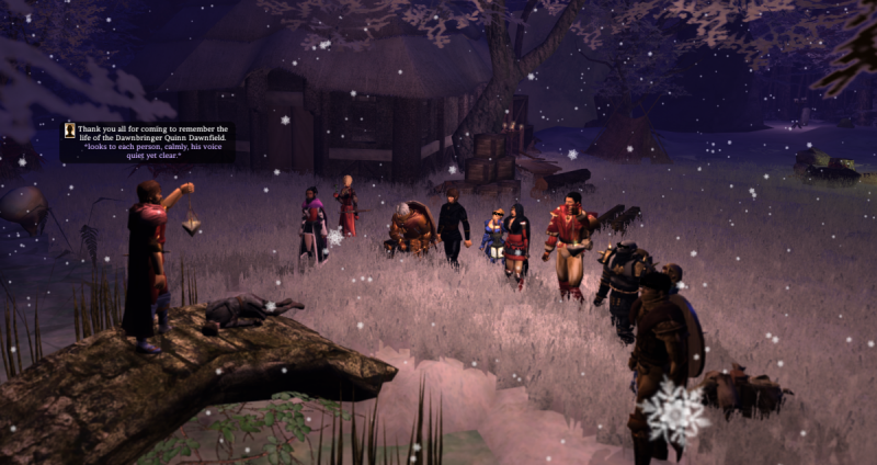 The Funeral of Dawnbringer Quinn, Cleric of Lathander
