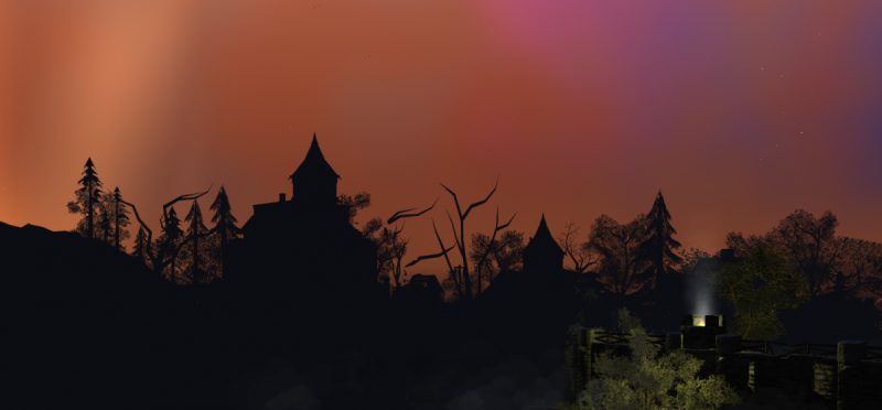 Sunset over Coffinswode