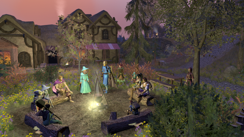 Around the Coffinswode Campfire