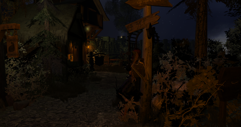 Waiting by the crossroads